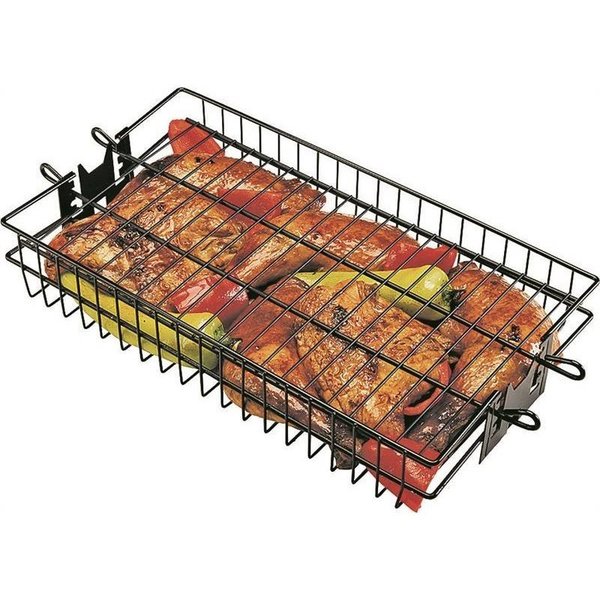 Grillpro Basket Spit Flat Non Stk Gr Pr 24785